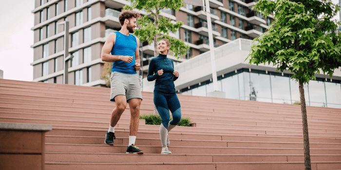 Runner's Knee pain can be felt when going down stairs