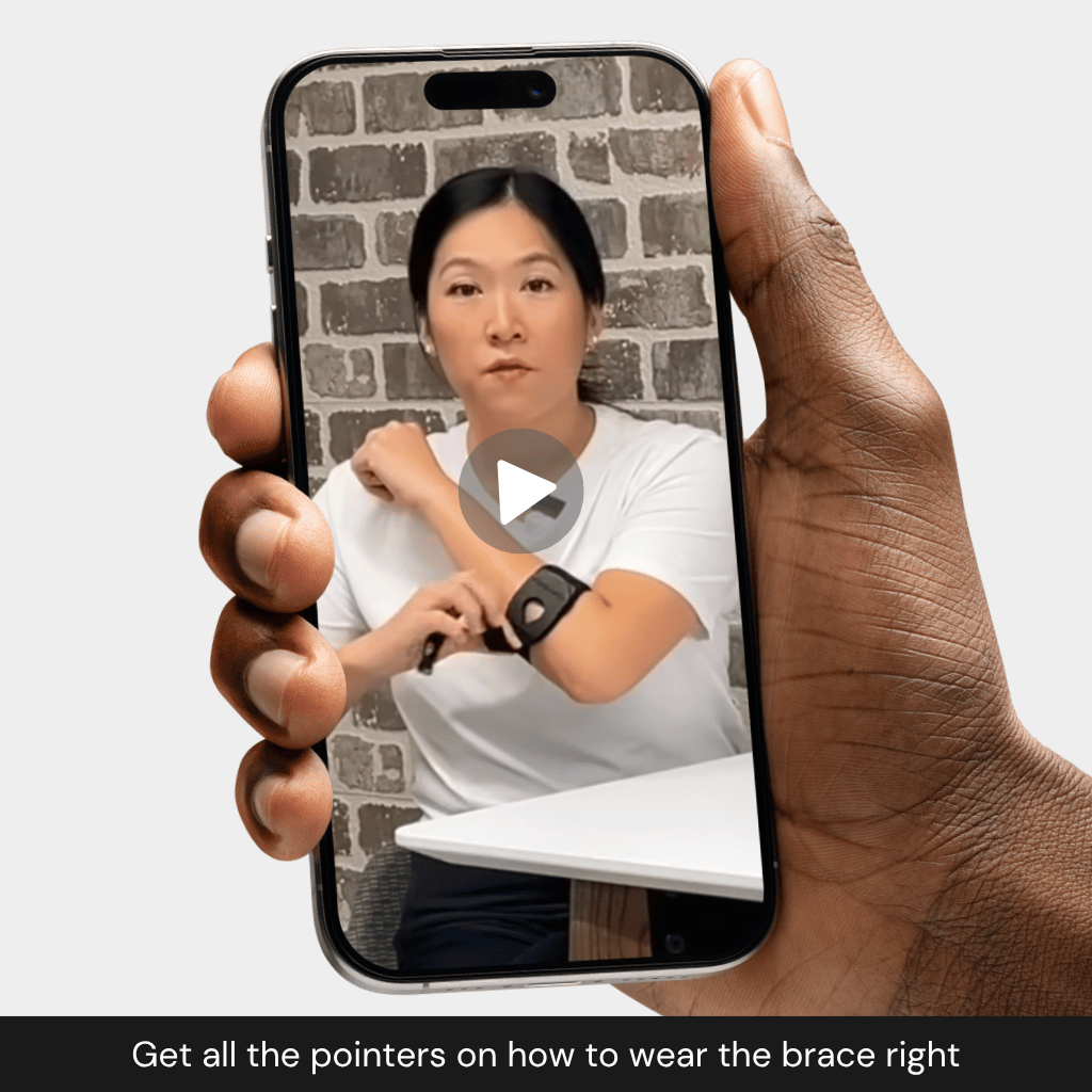 Tennis Elbow Brace with PT Exercise Program