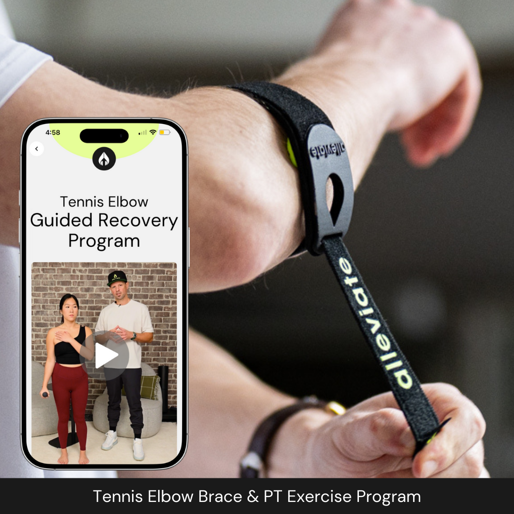 Tennis Elbow Brace with PT Exercise Program